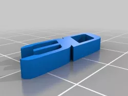 Small 3D Letters