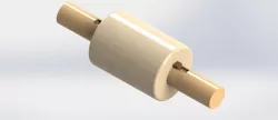 Solid Muff Coupling | Solid Works | part Design And Assembly