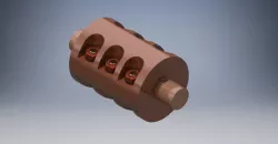 Split Muff Coupling | autodesk inventor | part Design And Assembly