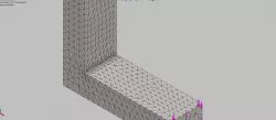 static analysis of a L-bracket