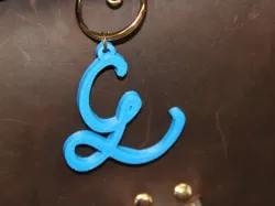 Super Simple Initial Keychains