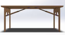 Table Folds into wall to Save Space