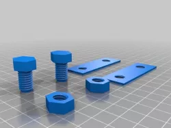 template bolt and plates
