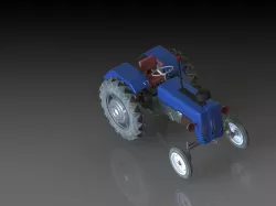 Tractor cad file solidworks