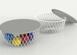 Wire table basket