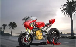 Yamaha SR500, Suzuki Goose 350, Gilera Saturno / Hagiwara-Otani Motorsport Product Race Bike