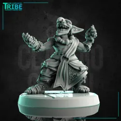 (0192) Male goblin monk shaolin fighter