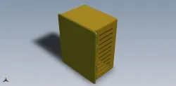 240mm X 200mm X 120mm Wall Mount Cabinet 3D print model