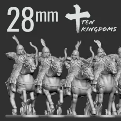 28mm Khitan-Liao Armoured Archer Horse