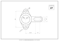 2D CAD EXERCISES 27 IN SOLIDWORKS