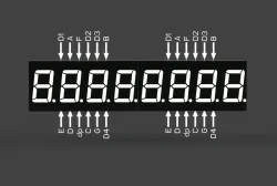 4 digit 7 segment display