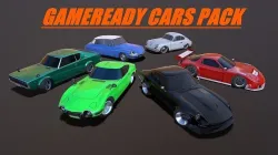 6 Cars Pack Game-ready Low-poly 3D model