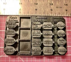 AoS Command Point Ability Heroic Action Rampage CP Tracker 3D print model