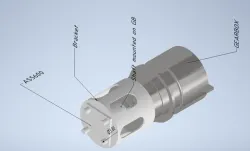 AS5600 magnetic encoder holder