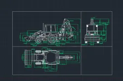 Backhoe excavator