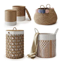 Baskets Set 03 3D model
