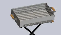 BBQ  with folding stand