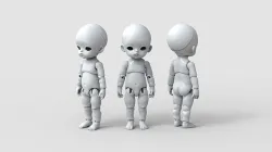 BJD doll Mina ball joint doll 3D print model