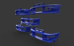 Body kit Subaru Impreza 1992 Bumper 3D model