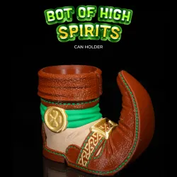 Boot of High Spirits Can Holder