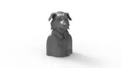 Border Collie Pandemic Researcher 3D print model