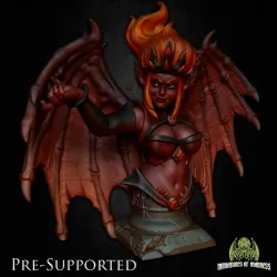 [BUST] Demory, The Devil Queen [PRE-SUPPORTED] Female Warrior Paladin