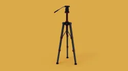 Camera Tripod 3D Model 3D model