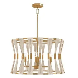 Capital lighting Bianca  Rope Brass Pendant Ceiling Light 3D model