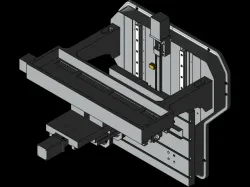 Cast iron CNC engraving and milling machine gantry frame kit
