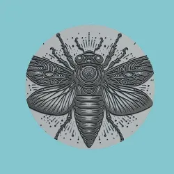 Cicada Animal Medallion Cicada Print Model 3D print model