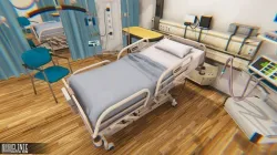 Clinic - Hospital room Low-poly 3D model