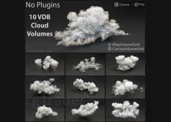 clouds - 3D Volumetric cloud 3D model