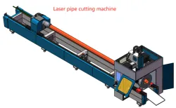 CNC cutting machine, two chucks
