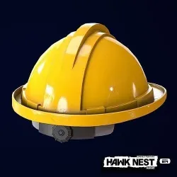 Construction Safety Helmet Low-poly 3D model