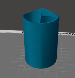 Corner Pocket - Two toothbrush + Toothpaste Holder