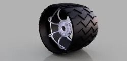 Curiosity Mars Rover Wheel