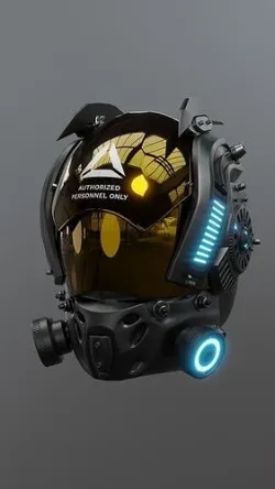 Cyber Helmet 3D model
