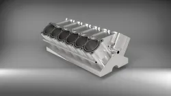 Cylinder block of V12 Engine..