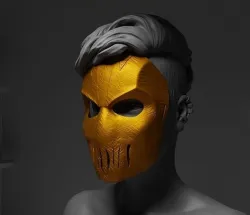 DC Comics Cosplay Face Mask 3D print model
