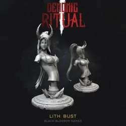 DEM012 Bust Lith :: Demonic Ritual I :: Black Blossom Games