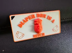 Diaper Don Keychain | Donald Trump