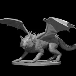 Draconic Wolf