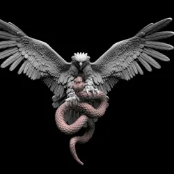 EAGLE AND SNAKE