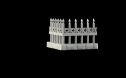 fences and enclosure walls 3D print model