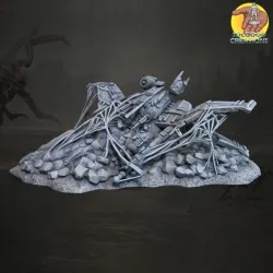 Flying Ship Damaged (10pc) - FDM