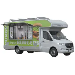 Food Truck Sprinter 3D model