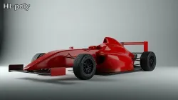Formula 4 car 3D model
