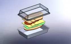 fresh baguette for vending machine