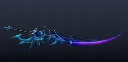 Futuristic Sword Low-poly 3D model