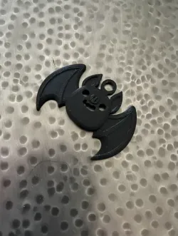 Halloween Bat Keychain Bigger with Holes